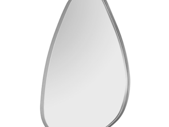 Καθρέπτης Τοίχου Britta 1430889 35x50cm Silver Mirrors & More Μέταλλο,Γυαλί