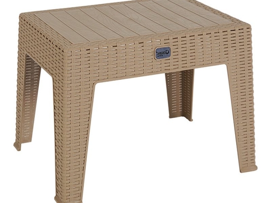 Τραπέζι Cosmic pakoworld PP cappucino 55x40x43.5εκ