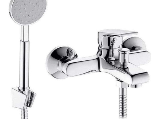 Μπαταρία Μπανιέρας Vigoro 090925101 Chrome Pyramis Μέταλλο