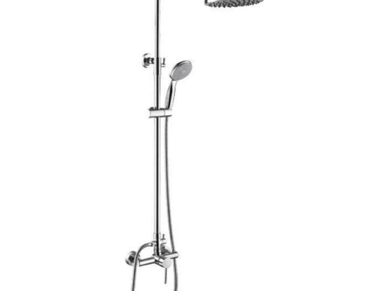 Σύστημα Ντους Με Μπαταρία Ντους Rota Plus 090924501 Chrome Pyramis Μέταλλο