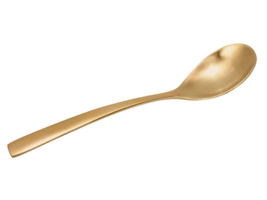 Κουταλάκι Γλυκού Durable (Σε 6Τμχ) 45.076.03 Gold Cryspo Trio Ανοξείδωτο Ατσάλι