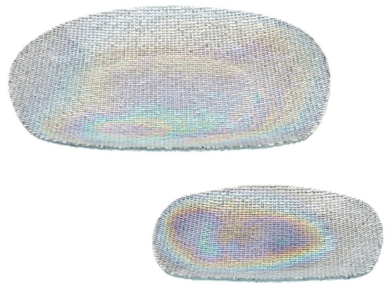 Σετ Πάστας Με Πιατέλα Goya Iris (Σετ 7Τμχ) 80.586.35 Clear-Multi Cryspo Trio 7 τμχ Γυαλί