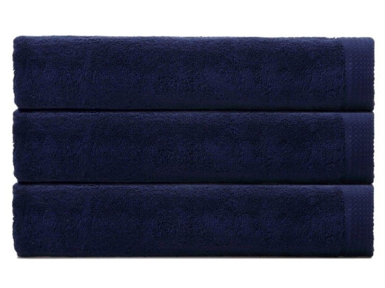 Πετσέτα 02.107.02 Blue Cryspo Trio Προσώπου 50x90cm 100% Βαμβάκι