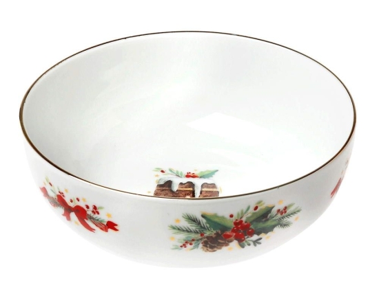 Μπωλ Σερβιρίσματος Christmas Magic 06.240.123 16x6cm Multi Cryspo Trio