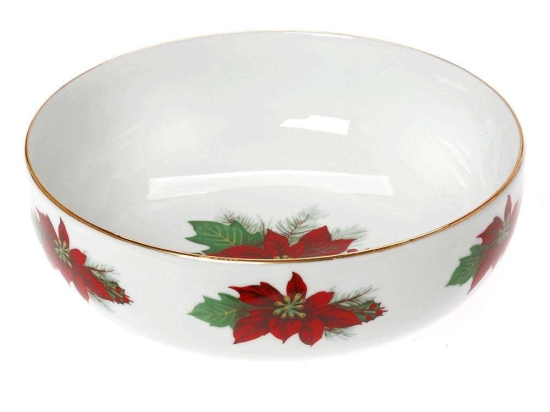 Μπωλ Σερβιρίσματος Poinsettia 06.241.121 21x7,5cm Multi Cryspo Trio