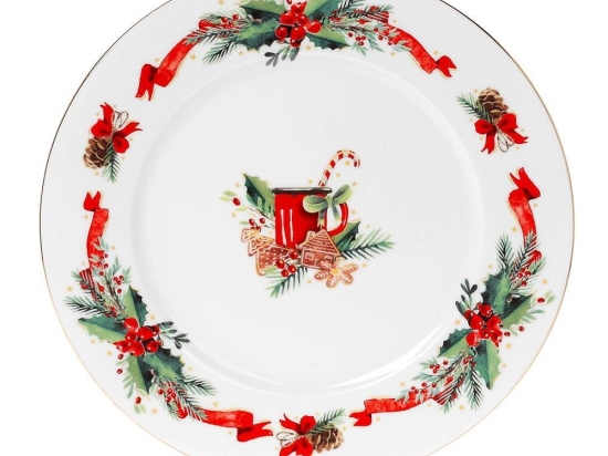 Πιάτο Ρηχό Christmas Magic 06.240.01 Φ27cm Multi Cryspo Trio