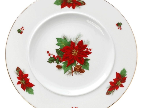 Πιάτο Φρούτου Poinsettia 06.241.03 Φ19cm Multi Cryspo Trio