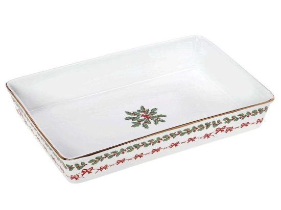 Πυρίμαχο Σκεύος Ορθογώνιο Noel 41cm Multi Cryspo Trio