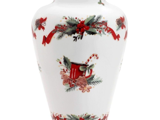 Βάζο Christmas Magic 06.240.95 24cm Multi Cryspo Trio