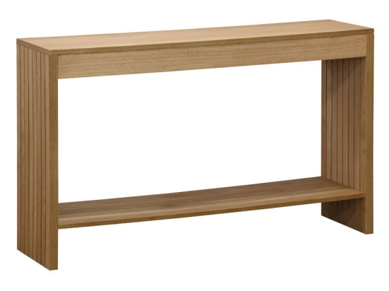 Κονσόλα Focused pakoworld MDF φυσικό 120x35x74εκ