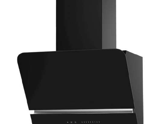 Απορροφητήρας CGW30-60 230W 60cm Με Κρύσταλλο Black Karag Μέταλλο,Γυαλί
