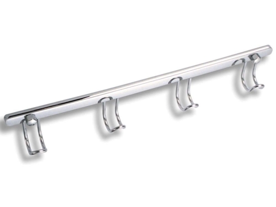 Άγκιστρο Μπάνιου 4 Θέσεων Metalia 6043.0 Chrome Ferro Ορείχαλκος