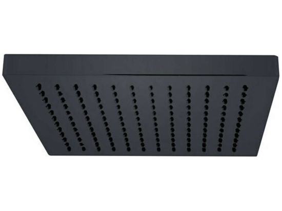 Κεφαλή Ντους CFT205B 20x20cm Black Mat Praxis ABS