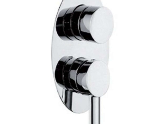 Μίκτης Μπαταρίας Ντους 3 Εξόδων Sinar FA24X63C Chrome Praxis Ορείχαλκος