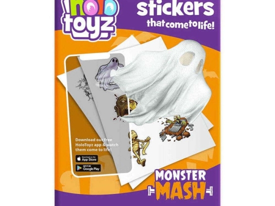 Αυτοκόλλητα Τοίχου Monster Mash (Σετ 10Τμχ) HTST100MonsterMash Multi HoloToyz