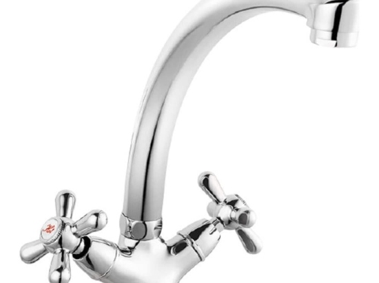 Μπαταρία Κουζίνας Retro New XD4 Chrome Ferro Μέταλλο