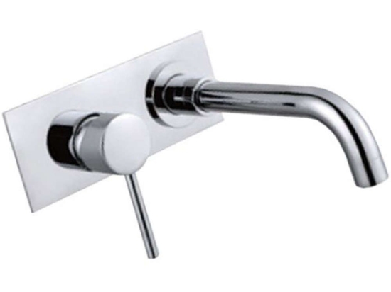 Μπαταρία Νιπτήρος Εντοιχισμού Plakal-In 44-6612 Chrome Gloria Μέταλλο