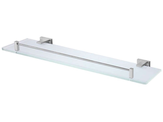 Ραφιέρα Μπάνιου Εταζέρα Siluetta 43-0075 53x12,5x4cm Clear Gloria Γυαλί