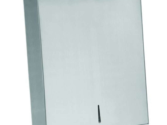 Θήκη Για Χειροπετσέτες Ziczac 13-8314 28x10x35cm Inox Gloria Ανοξείδωτο Ατσάλι