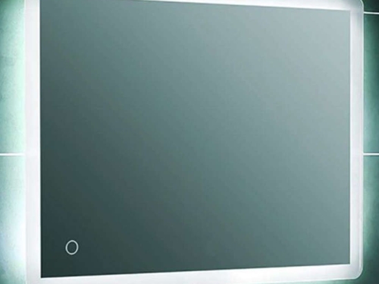 Καθρέπτης Μπάνιου Σκέτος Nora 77-0142 Με Φως Led Touch 60x80cm Clear Gloria Γυαλί
