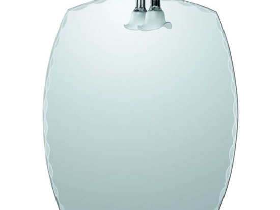 Καθρέπτης Clisis Καρέ 60-6045 60x45cm Clear Gloria Γυαλί