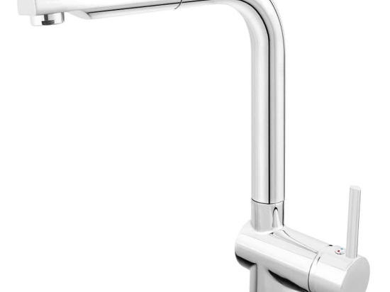 Μπαταρία Κουζίνας Toledo BTD4PO Με Αποσπώμενο Ντους Chrome Ferro Μέταλλο