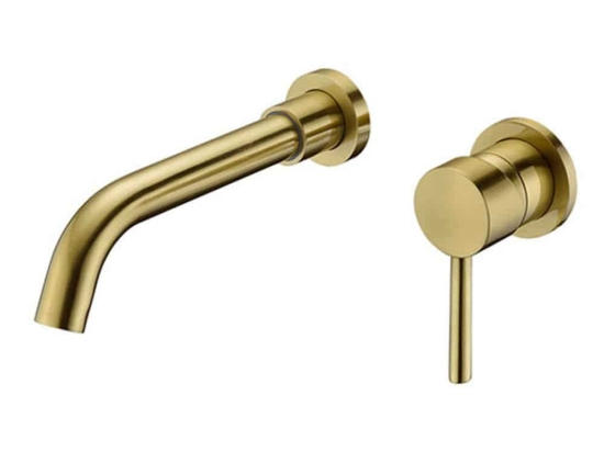Μπαταρία Νιπτήρος Εντοιχισμού χρυσή Artemis 911P-OR Gold Karag Μέταλλο, Κεραμικό