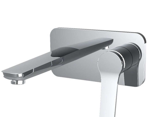 Μπαταρία Νιπτήρος Εντοιχισμού Andare WNW148073C Chrome Karag Metal, Ceramic