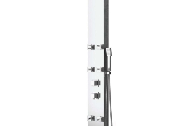 Στήλη Υδρομασάζ Thalia P5046 134x20cm Chrome Praxis ABS