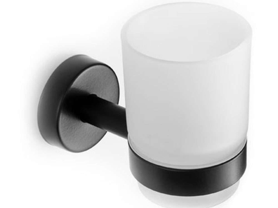 Ποτηροθήκη Γυάλινη Uno 1501 55 Black Karag Γυαλί