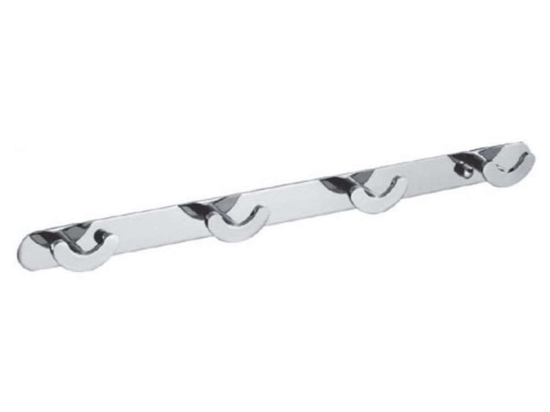 Άγκιστρο Μπάνιου 4 Θέσεων Hotel HOOK500-4 30cm Chrome Karag Μέταλλο