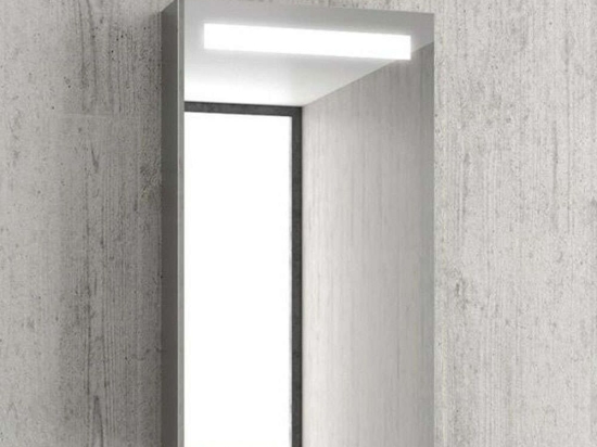 Καθρέπτης Μπάνιου Με Ντουλάπι Και Φως Led PIC007 40x67cm Clear Karag Ανοξ.Ατσάλι,Γυαλί