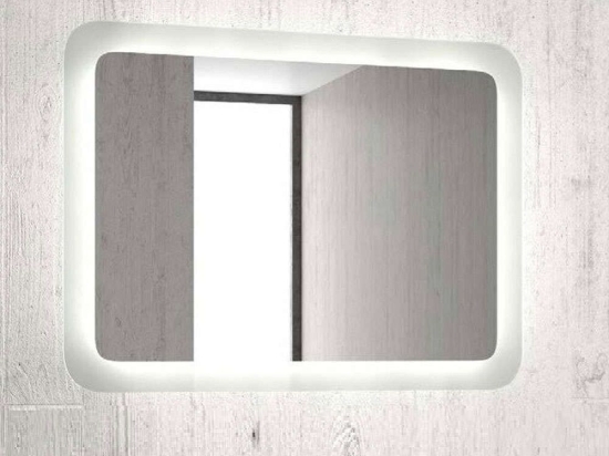 Καθρέπτης Μπάνιου Με Φως Led Adel 80x60cm Clear Karag Γυαλί