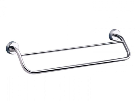 Κρεμάστρα Πετσέτας Διπλή Moderno 2252 50cm Chrome Karag Ανοξείδωτο Ατσάλι
