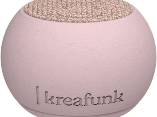 Φορητό Ηχείο Bluetooth aGO Stone 17-KFWT163 5,8x4,2cm Rose Kreafunk