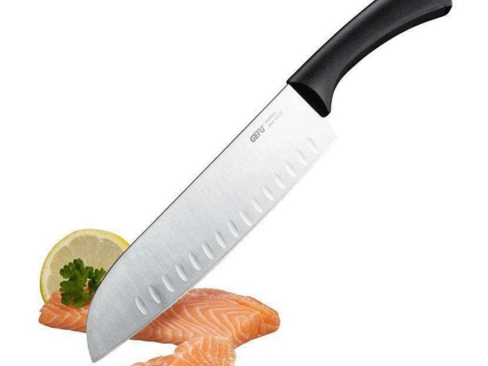 Μαχαίρι Santoku Senso GEFU-13890 32x4,8x2,4cm Black Gefu Ατσάλι,Πλαστικό