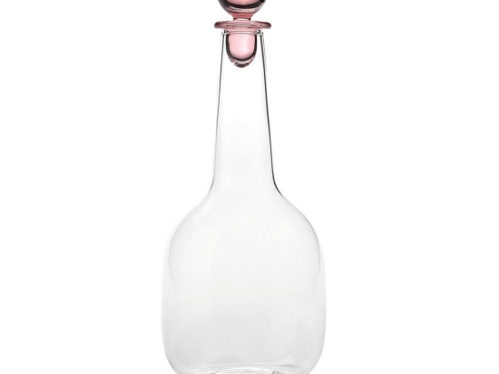 Καράφα Με Πώμα Bilia BA01508 1400ml Pink-Clear Zafferano Γυαλί
