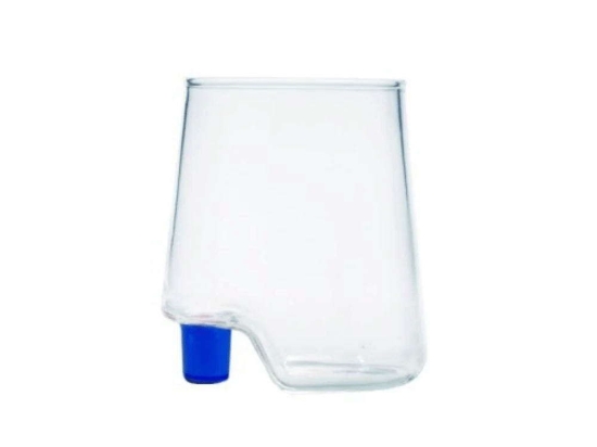 Ποτήρι Νερού Gamba De Vero GV00107 420ml Blue-Clear Zafferano Γυαλί