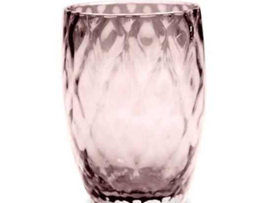 Ποτήρι Νερού Losanghe LS00105 380ml Amethyst Zafferano Γυαλί