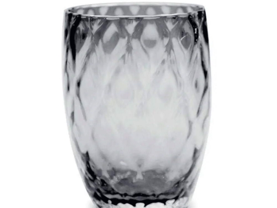 Ποτήρι Νερού Losanghe LS00109 380ml Grey Zafferano Γυαλί