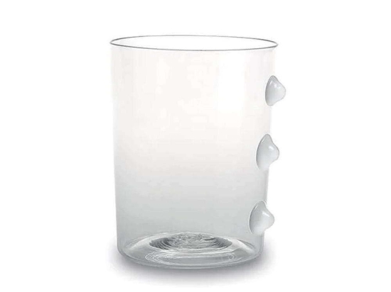 Ποτήρι Νερού Petoni PT00100 370ml White-Clear Zafferano Γυαλί