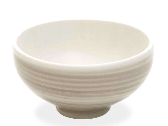 Μπωλ Δημητριακών Pàtera PA80800 Φ12x4,6cm 250ml Beige-White Zafferano Κεραμικό