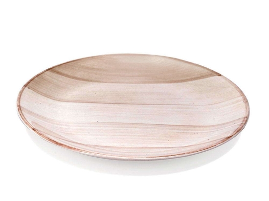 Πιάτο Γλυκού Striche SK00300 Φ20,5cm Beige Zafferano Κεραμικό