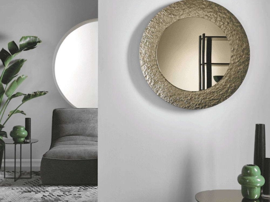 Καθρέπτης Nidra Φ90cm Bronze Capodarte Γυαλί