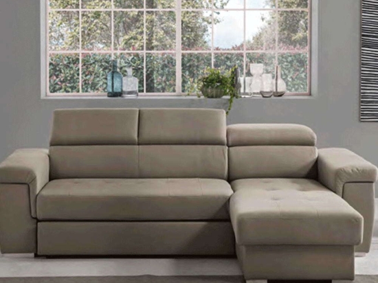 Καναπές Γωνιακός Με Αναστρέψιμη Γωνία Comfort 279x165x77+22cm Dove Grey Capodarte