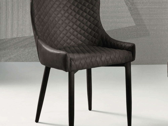 Καρέκλα Cloud 51x58x81cm Dark Brown Capodarte