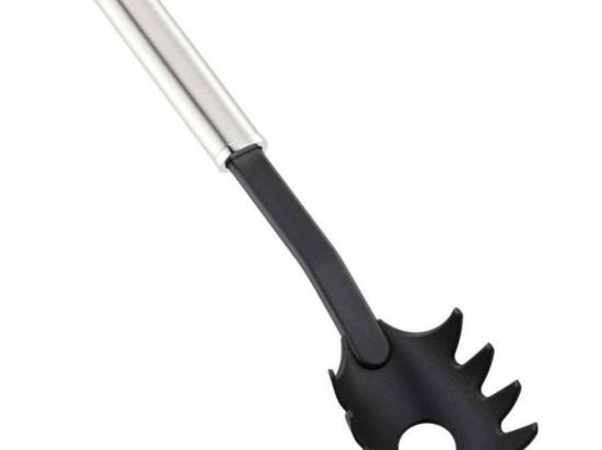 Κουτάλα Ζυμαρικών 24060 Inox-Black Leifheit Ατσάλι,Πλαστικό