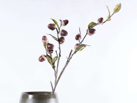 Τεχνητό Κλαδί Βελανίδι 4190-7 73cm Brown Supergreens Πλαστικό