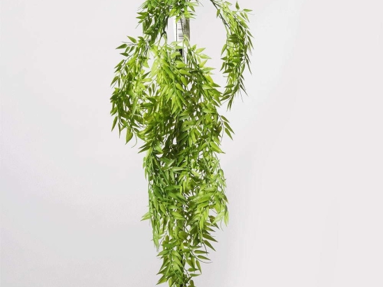 Τεχνητό Κρεμαστό Μπαμπού 3621-7 83cm Green Supergreens Πολυαιθυλένιο
