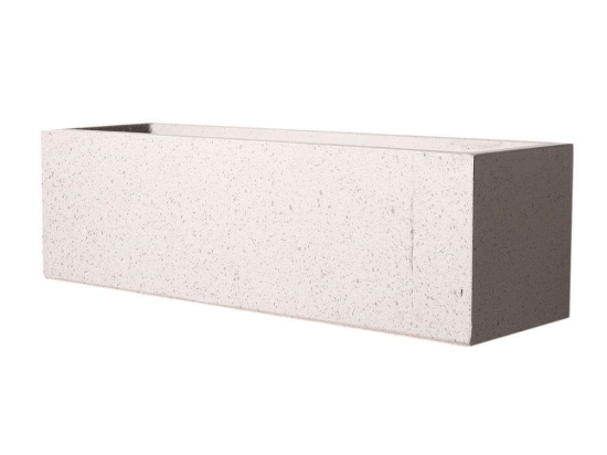 Κασπώ Πήλινο Ορθογώνιο Terazzo M B-2150-8 70x25x23cm Grey Supergreens Πηλός